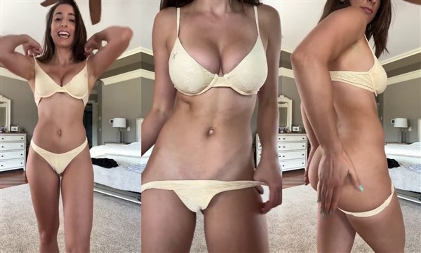 Christina Khalil Topless Yellow Bikini Tease Video Leaked.jpg
