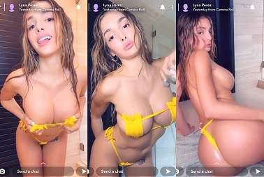 Lyna Perez Sexy Yellow Bikini Strip Tease Video Leaked.jpg
