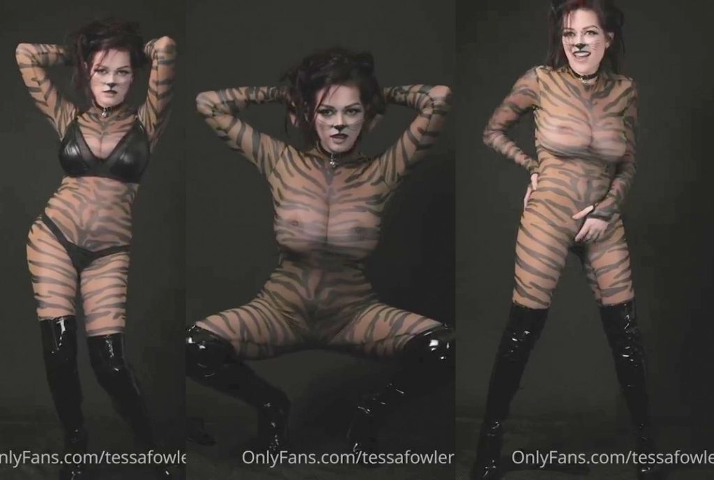 Tessa Fowler See Through Halloween Cat Costume Video Leaked.jpg
