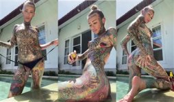 Becky Holt Nude Oiled up by the Pool Porn Video Leaked.jpg