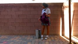 Cupcake SinClair Smoking Schoolgirl Outdoors Candid Classic Smoking In 4K.jpg