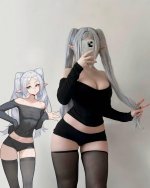 casual frieren black heart wifeyumi.jpeg
