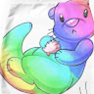 La loutre arc en ciel