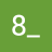 8_ -8